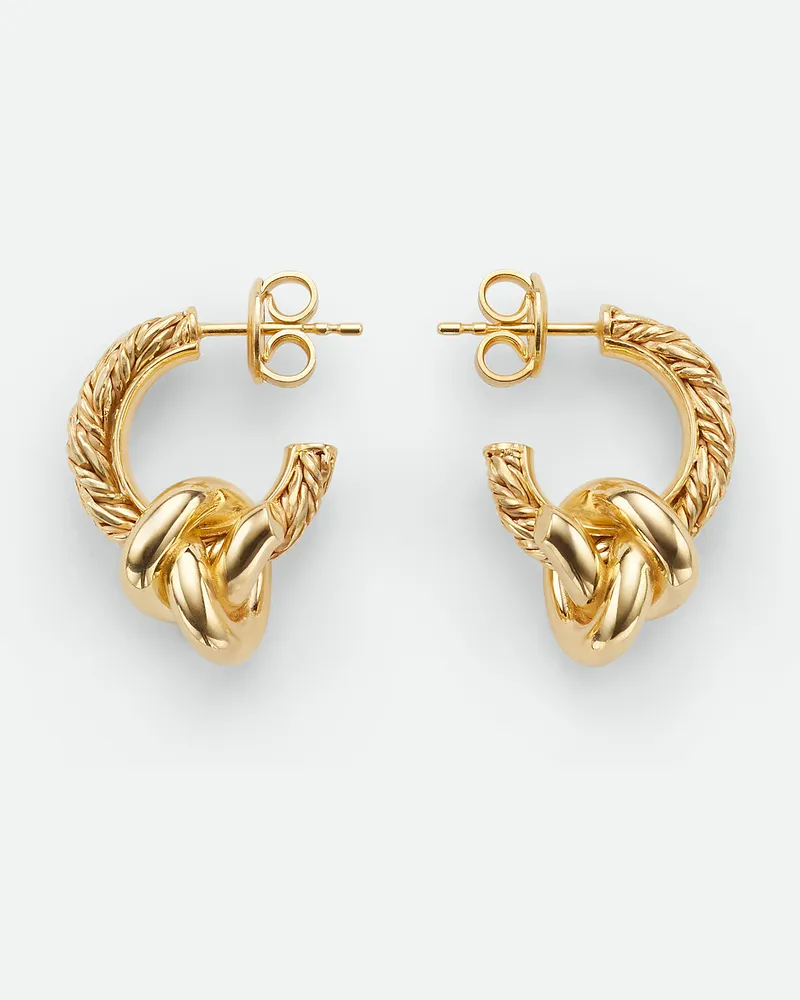 Bottega Veneta Knot Ohrringe Yellow