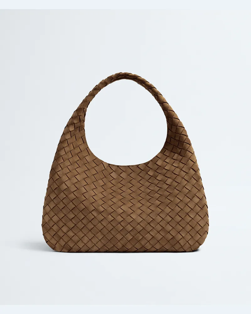 Bottega Veneta Große Campana - Braun - Damen - 100 % Kalbsleder Braun