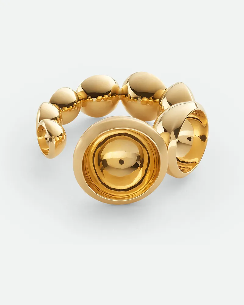 Bottega Veneta Concave Ring Yellow