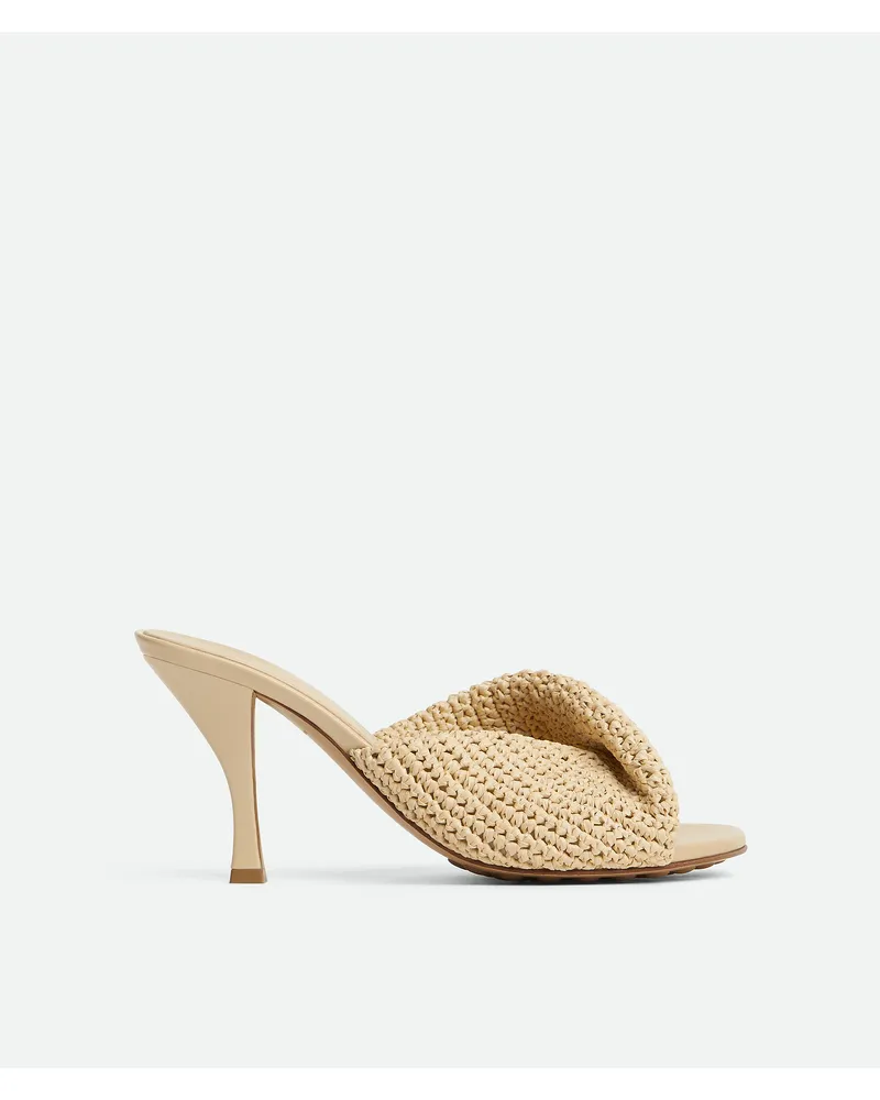 Bottega Veneta Blink Mules - Beige - Damen 80 % Bast & 20 % Lammleder Beige