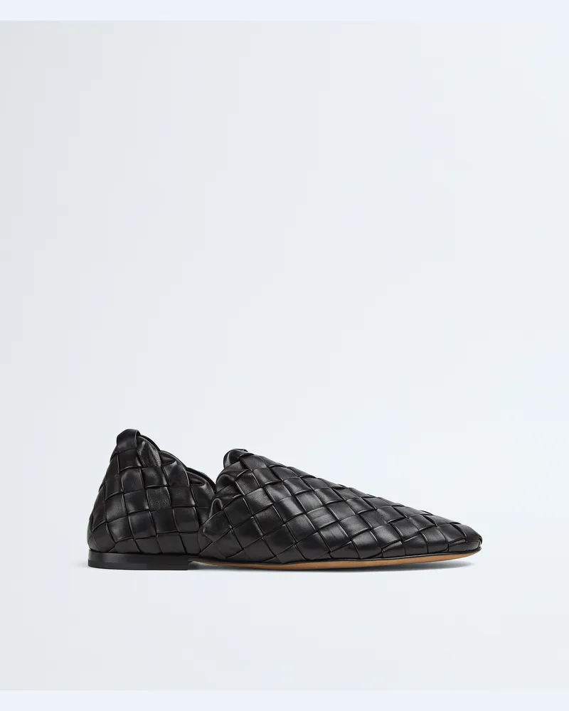 Bottega Veneta Slipper - Schwarz - Herren 100 % Lammleder Schwarz