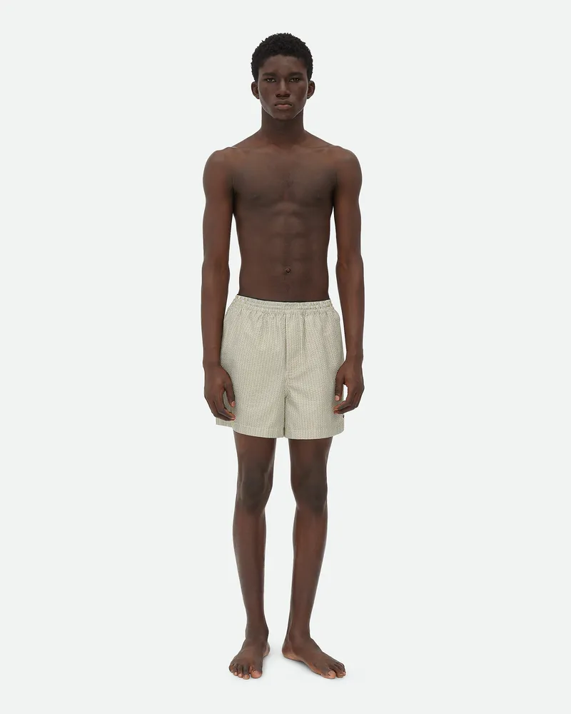 Bottega Veneta Badehort Au eerucker Chalk