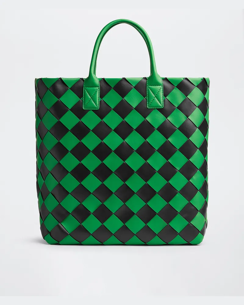 Bottega Veneta Maxi Tote Intreccio - Grün - Unisex - 100% Lammleder Grün