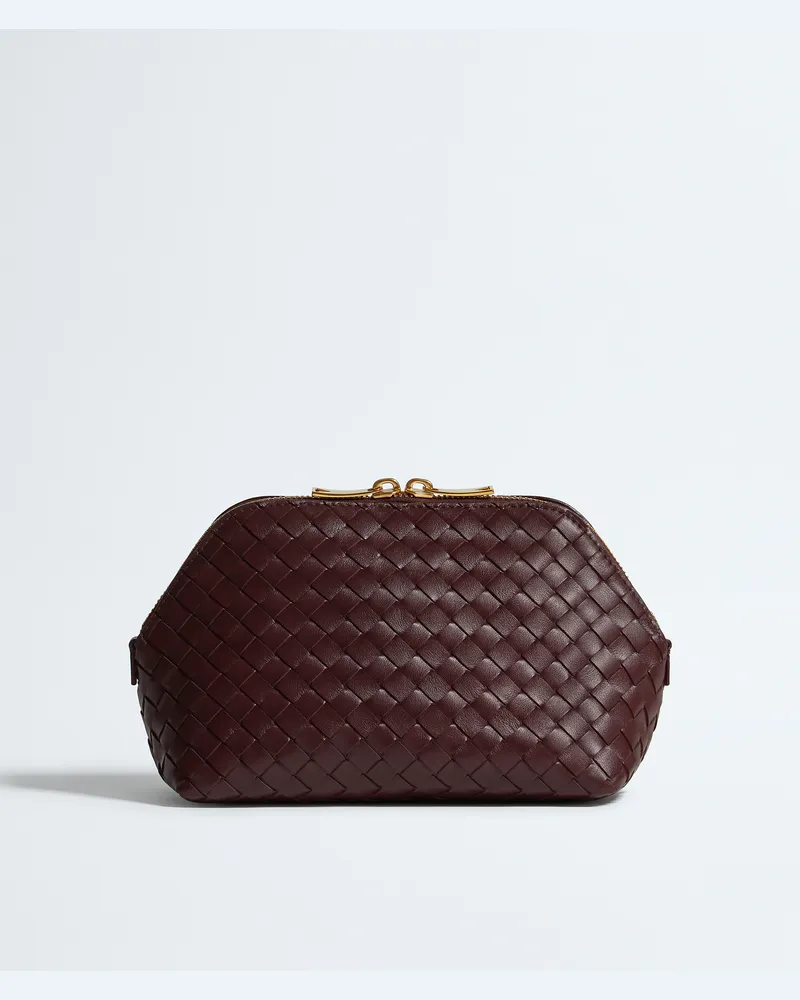 Bottega Veneta Mittelgroße Kosmetiktasche-Bordeaux - Unisex Bordeaux