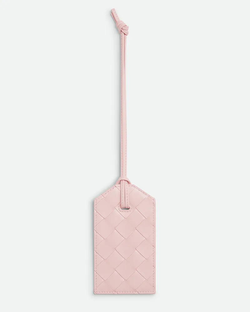 Bottega Veneta Intrecciato Gepäckanhänger Mit Riemen Rose