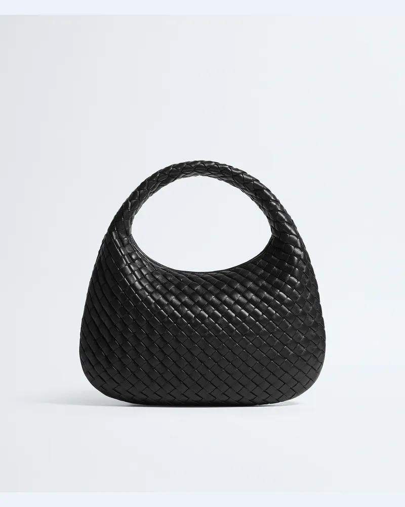 Bottega Veneta Kleine Veneta - Schwarz - Damen - 100 % Lammleder Schwarz