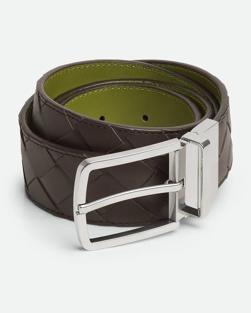 Bottega Veneta Intrecciato Wendegürtel Fondant