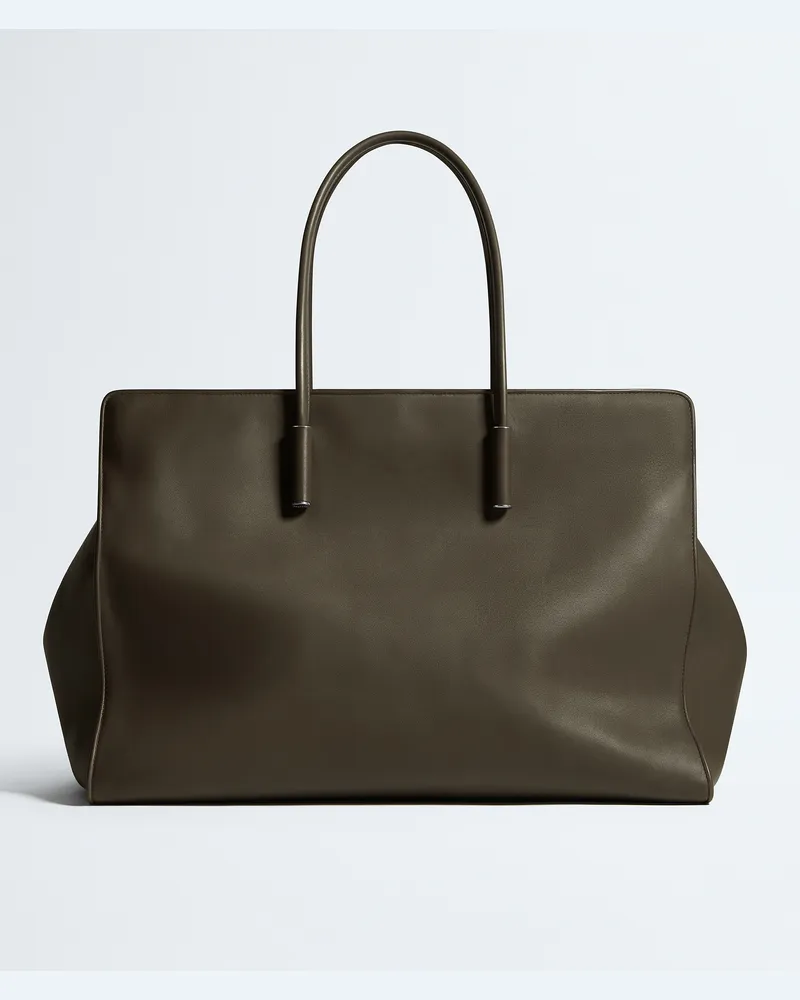 Bottega Veneta Maxi Barbara Tote Bag - Grün - Damen - 100 % Kalbsleder Grün