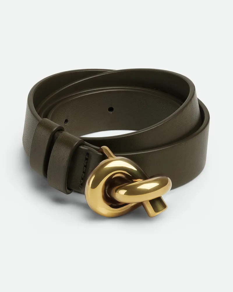Bottega Veneta Knot Gürtel Kaki