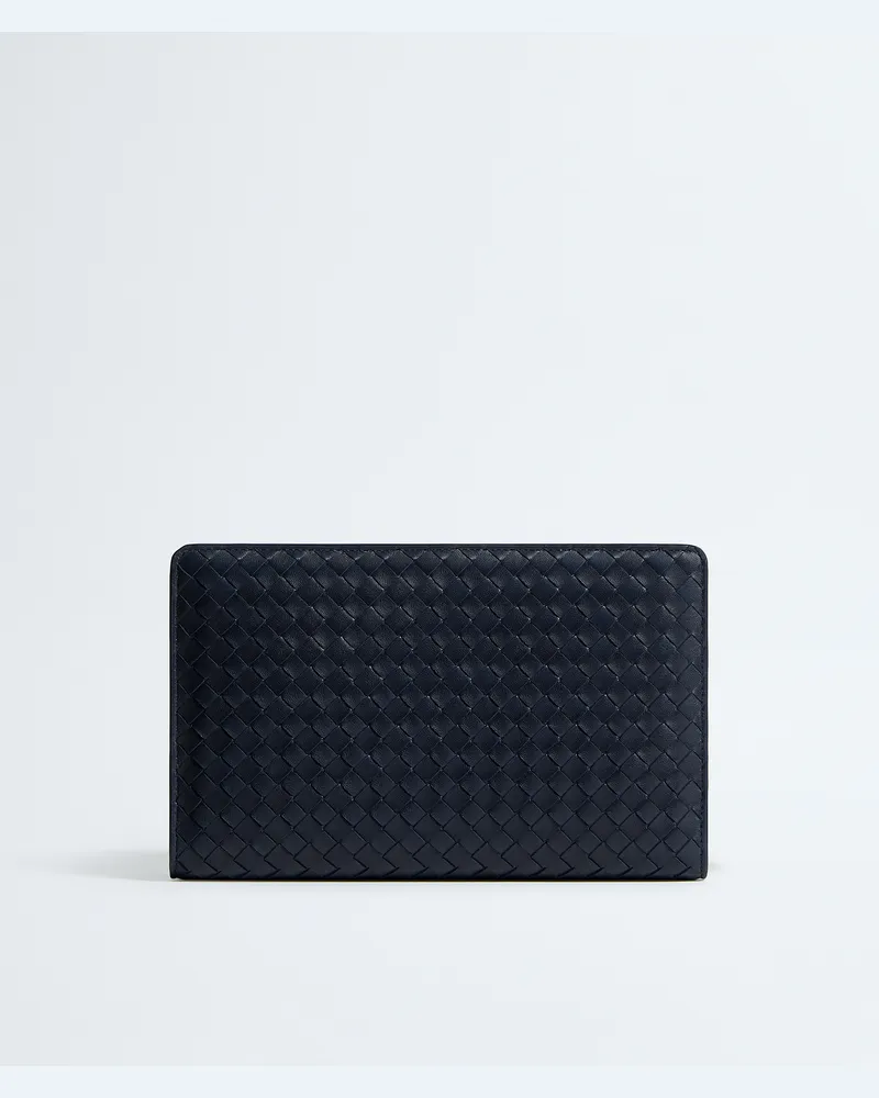 Bottega Veneta Agenda Clutch - Blau - Damen - 100 % Lammleder Blau
