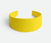 Intrecciato Stirnband-Gelb - Unisex