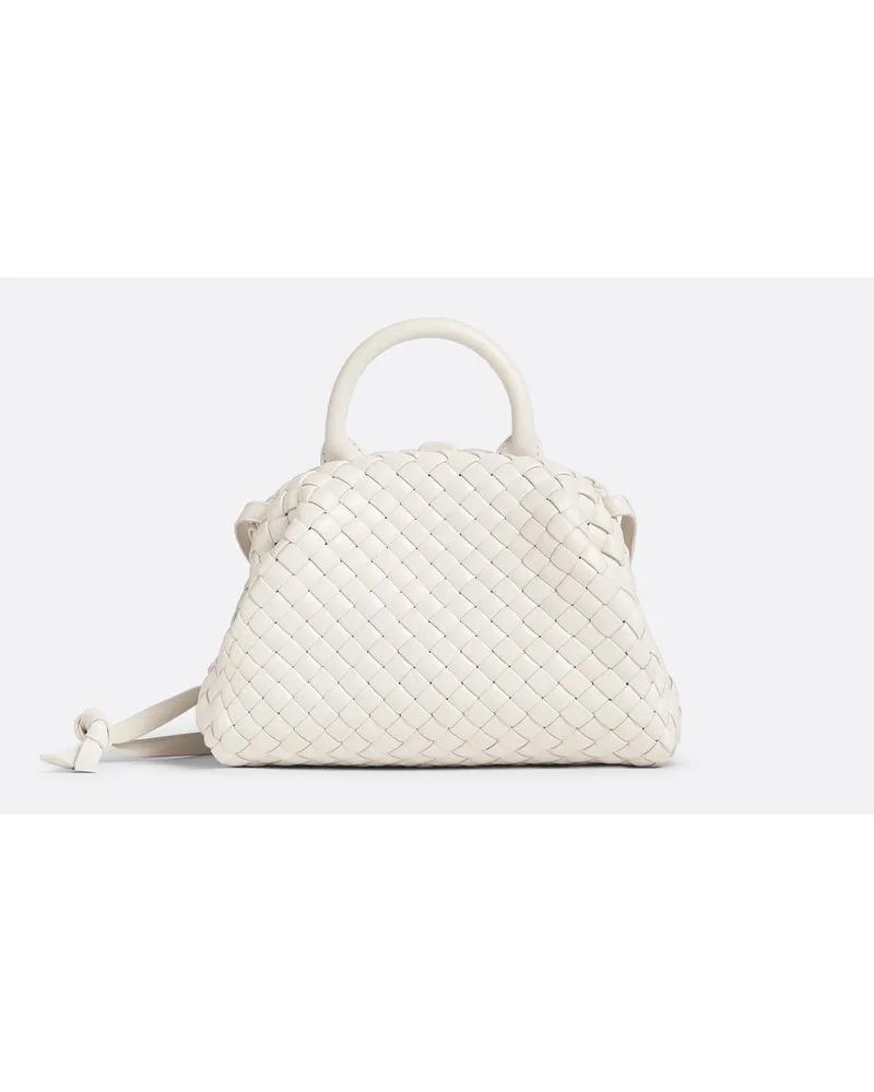 Bottega Veneta Mini Handle Chalk