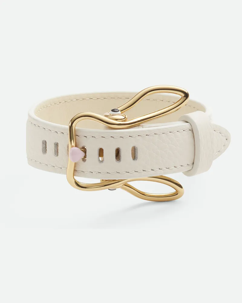 Bottega Veneta Bunny Armband White