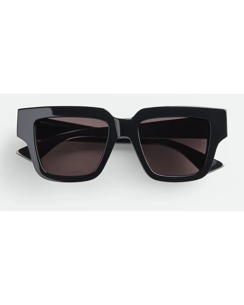 Bottega Veneta Trifold Sqare Sonnenbrille Black