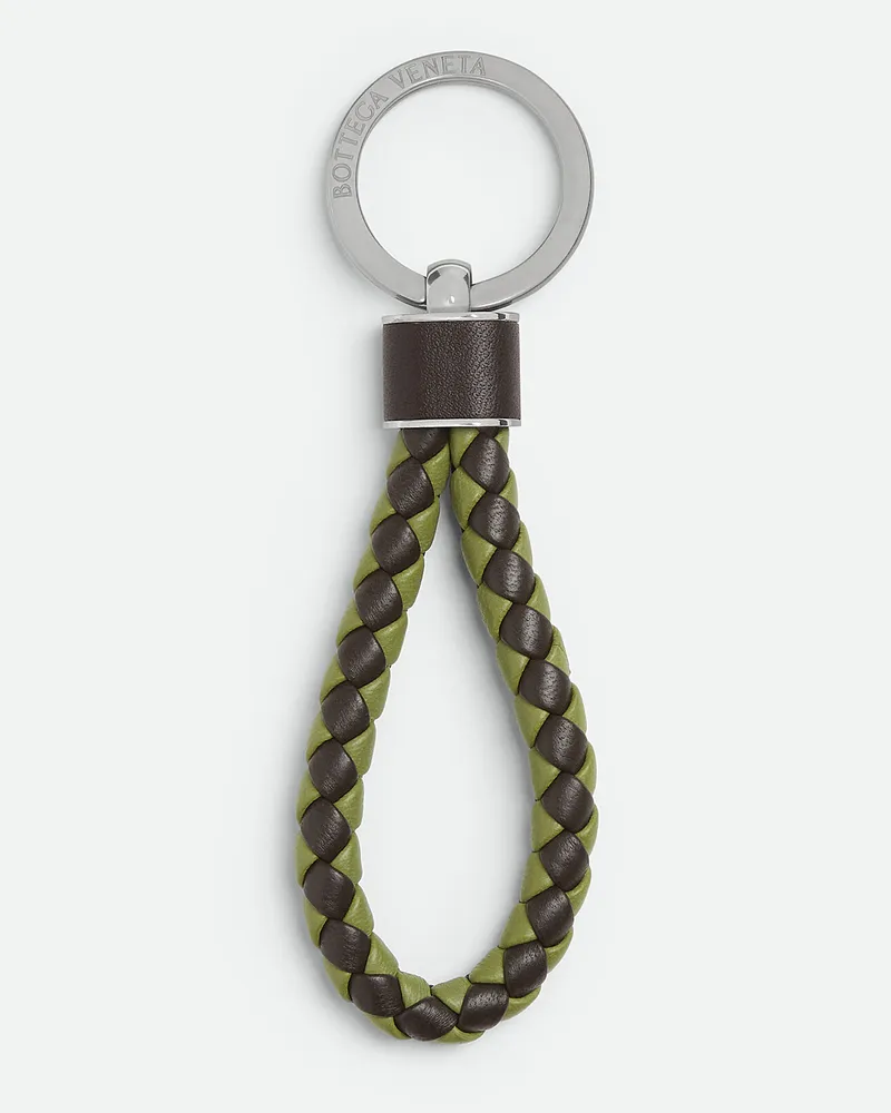 Bottega Veneta Intreccio Schlüsselanhänger Fondant
