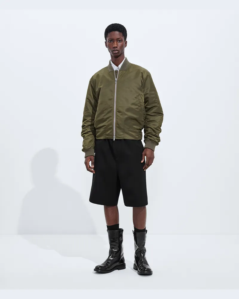 Bottega Veneta Bomberjacke Aus Wattiertem Nylon - Grün - Herren 100 % Polyamid Grün