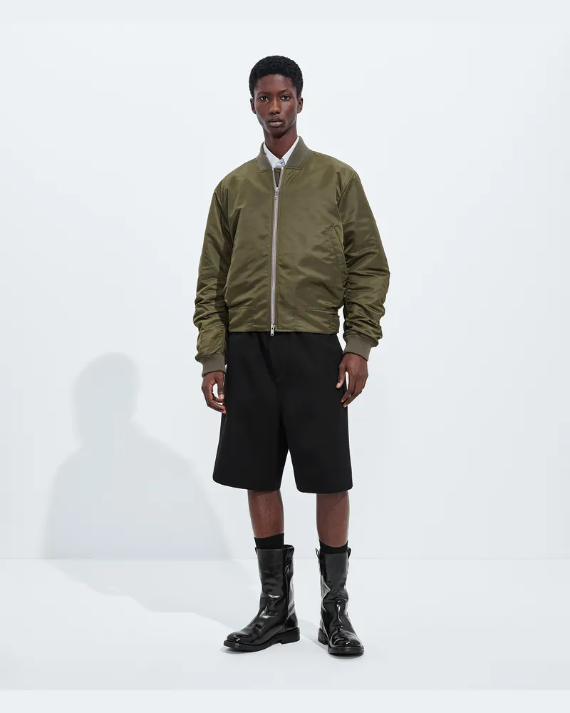 Bottega Veneta Bomberjacke Aus Wattiertem Nylon - Grün - Herren 100 % Polyamid Grün