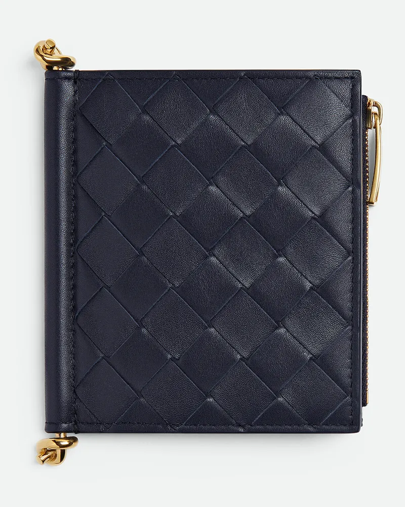 Bottega Veneta Kleines Solstice Bi-fold Portemonnaie Nocturnal