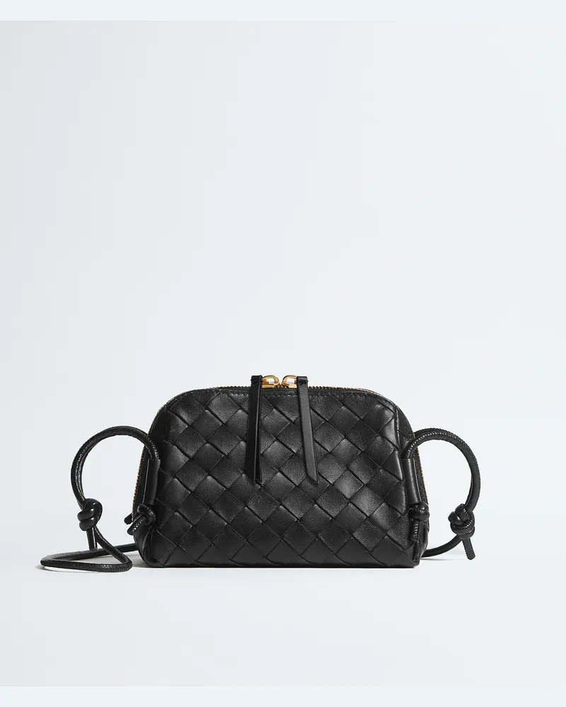 Bottega Veneta Concert Pouch - Schwarz - Damen - 100 % Lammleder Schwarz