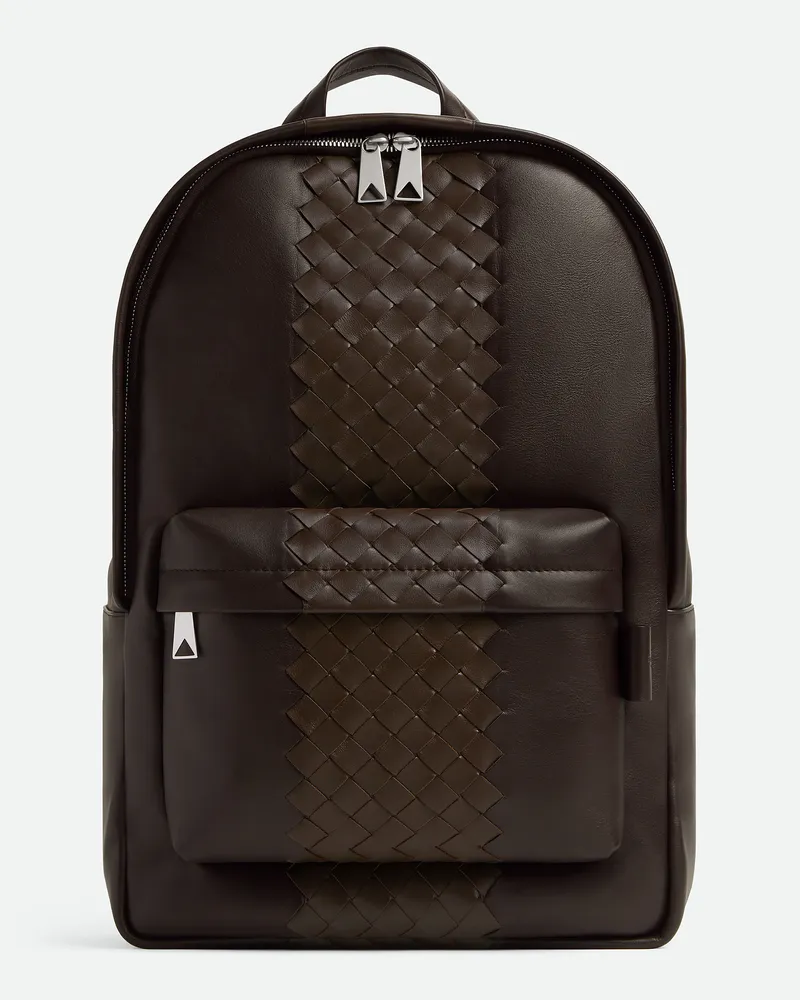 Bottega Veneta Intrecciato Rucksack - Braun - Herren - 100% Kalbsleder Braun