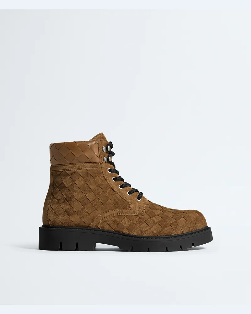 Bottega Veneta Haddock Schnürstiefeletten-Braun - Herren Braun