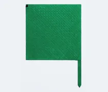 Foulard aus Intrecciato Leder-Grün - Damen