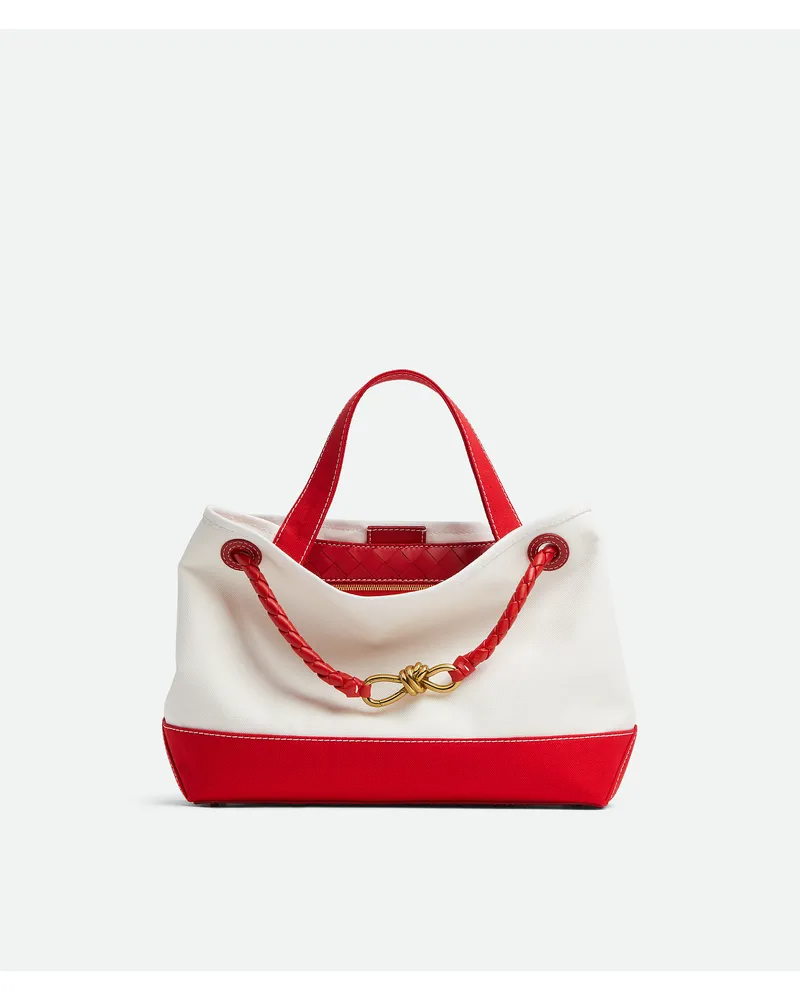 Bottega Veneta Andiamo - Rot - Damen - 80 % Baumwolle & 20 % Lammleder Rot