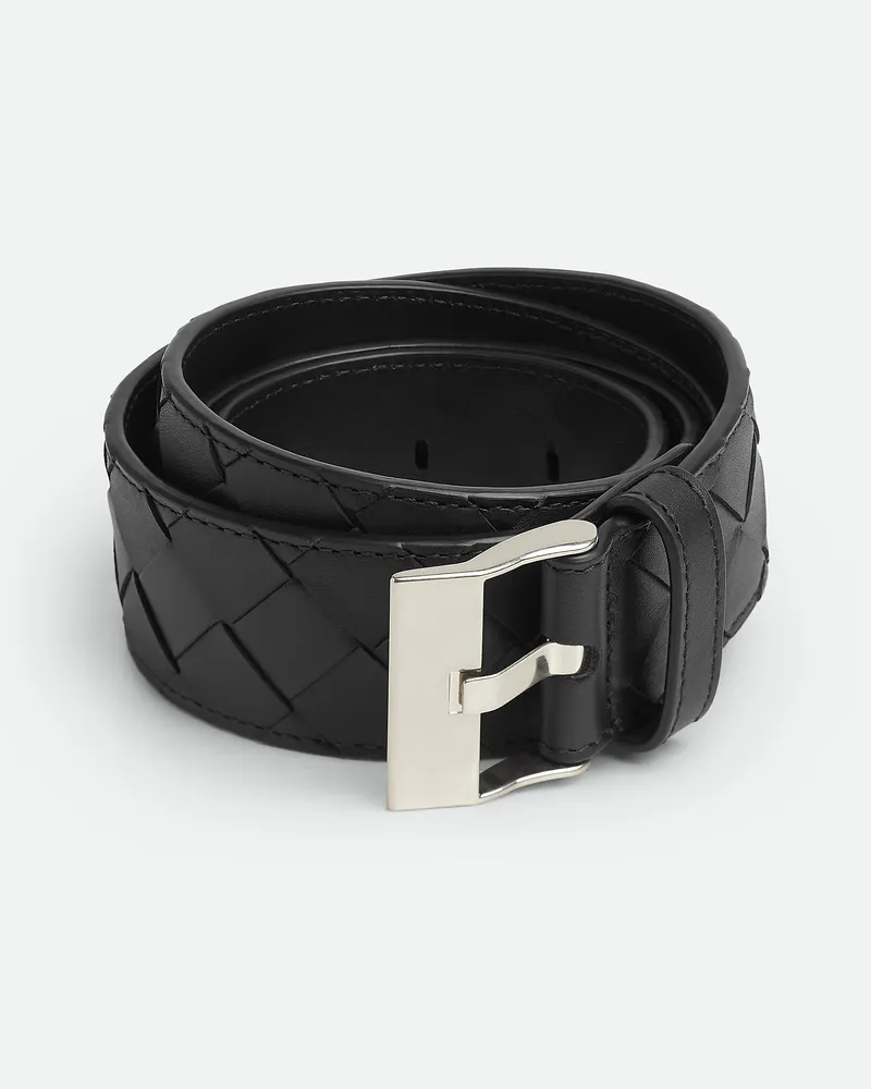 Bottega Veneta Watch Buckle Gürtel - Schwarz - Herren Schwarz