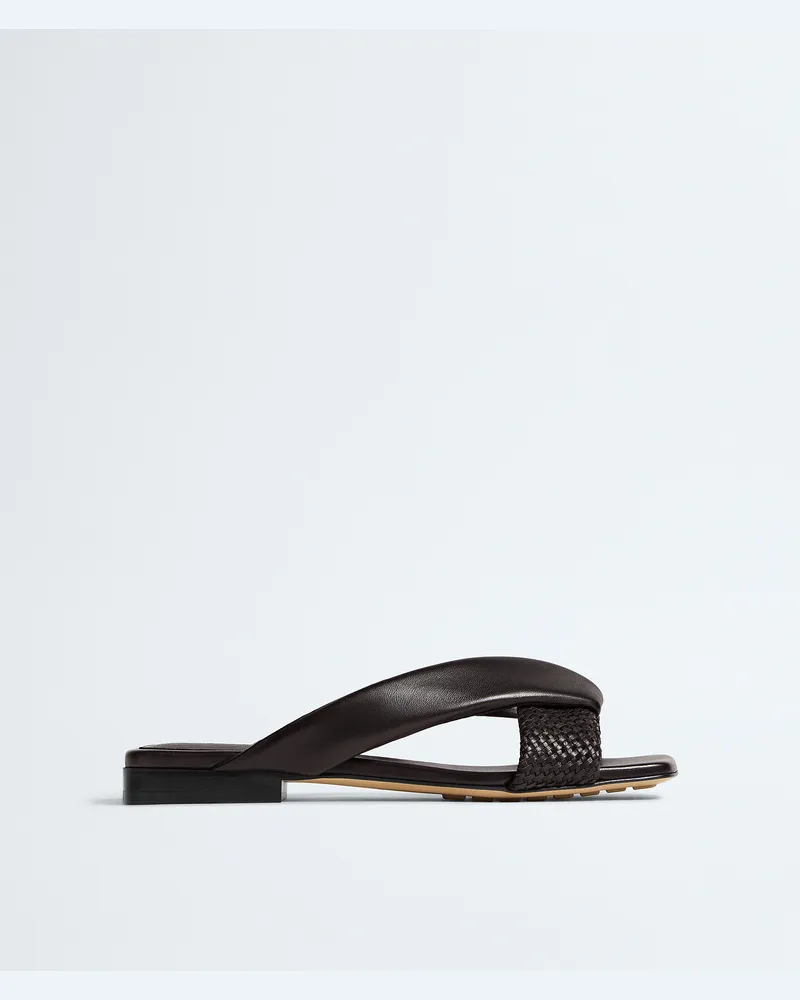 Bottega Veneta Flache Riva Mules-Braun - Damen Braun
