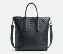 North-south Intrecciato Tote Bag Mit Zip