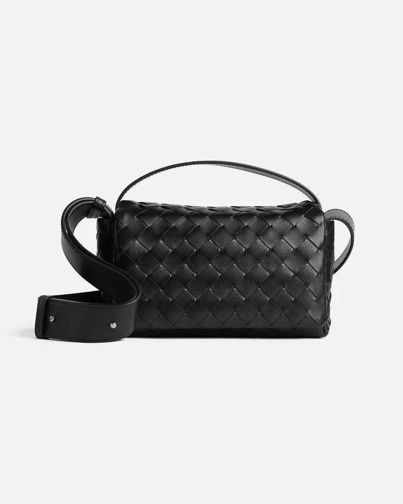 Bottega Veneta Intrecciato Mini-tasche Mit Überschlag - Schwarz - Herren Schwarz