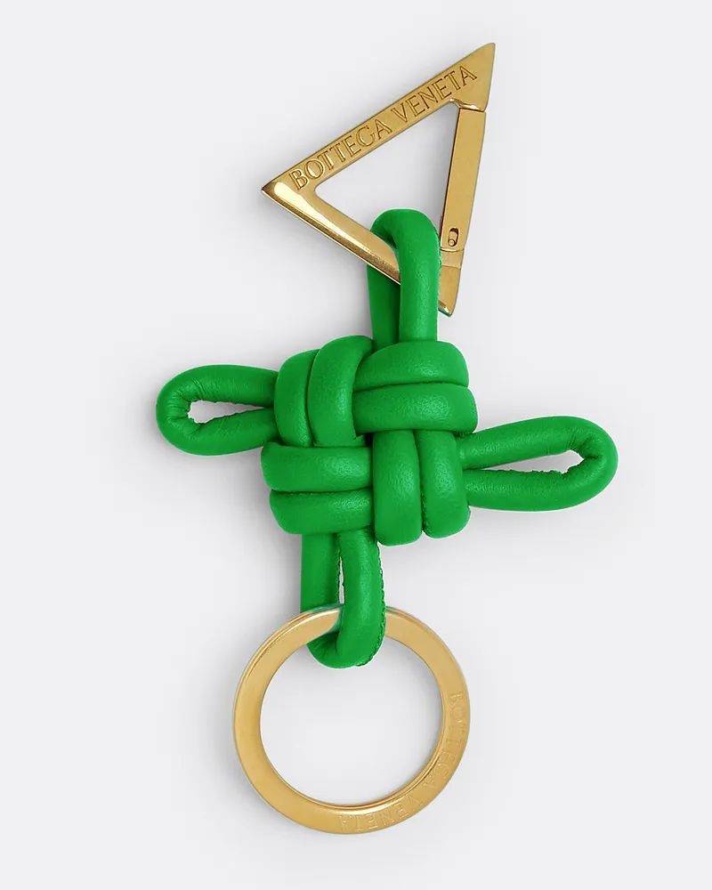 Bottega Veneta Triangle Schlüsselanhänger - Grün - Damen - 100 % Lammleder Grün