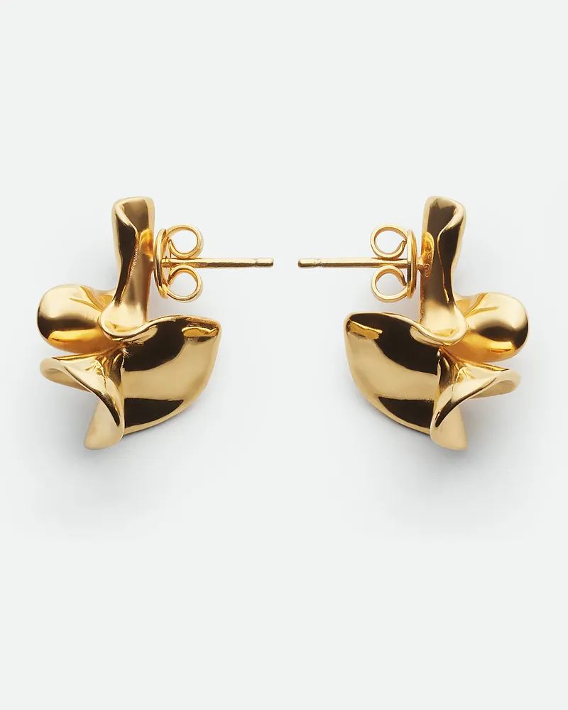 Bottega Veneta Kleine Anemone Ohrringe Yellow