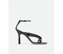 Riva Riemchensandalen - Schwarz - Damen 100 % Kalbsleder