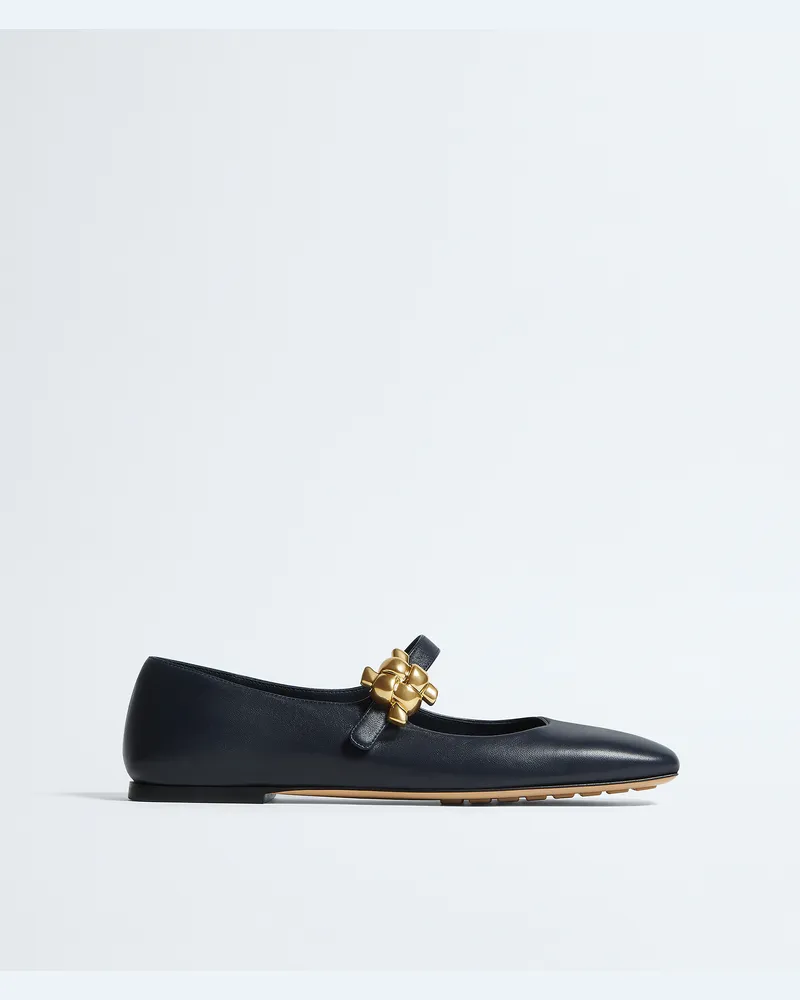 Bottega Veneta Charlotte Mary-Jane Ballerinas-Blau - Damen Blau