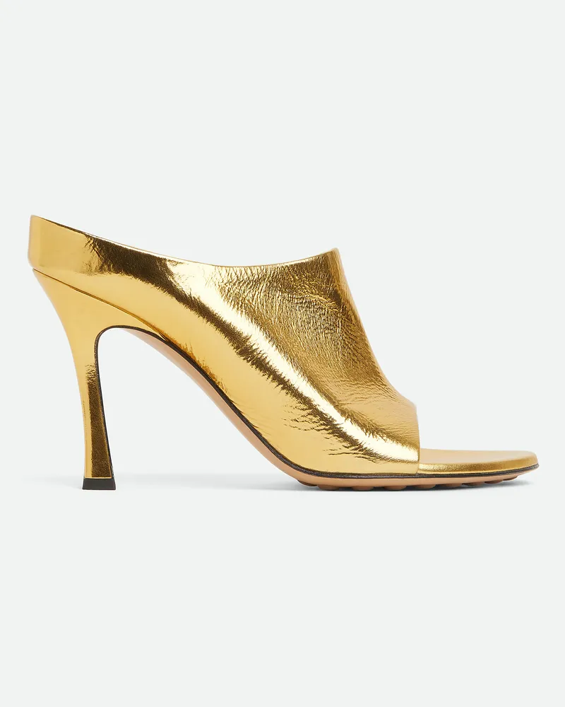 Bottega Veneta Rana Mules Gold
