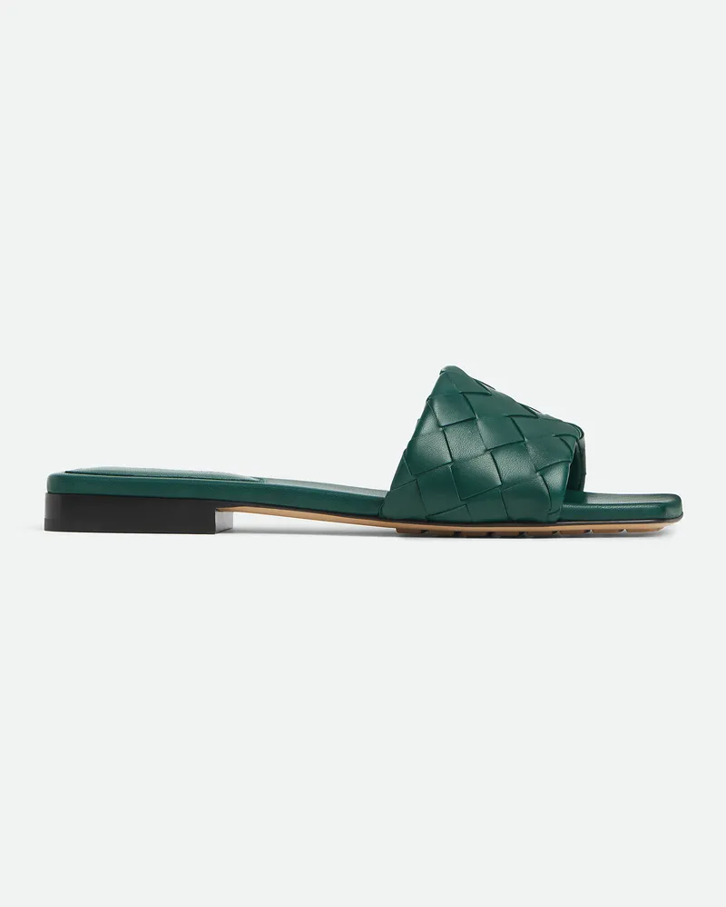 Bottega Veneta Flache Parco Mules - Grün - Damen 100 % Lammleder Grün