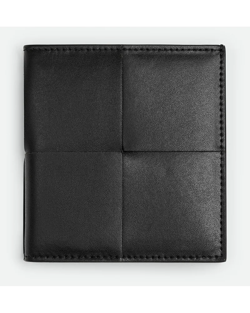 Bottega Veneta Schs Cassette Bifold Portemonnaie Black