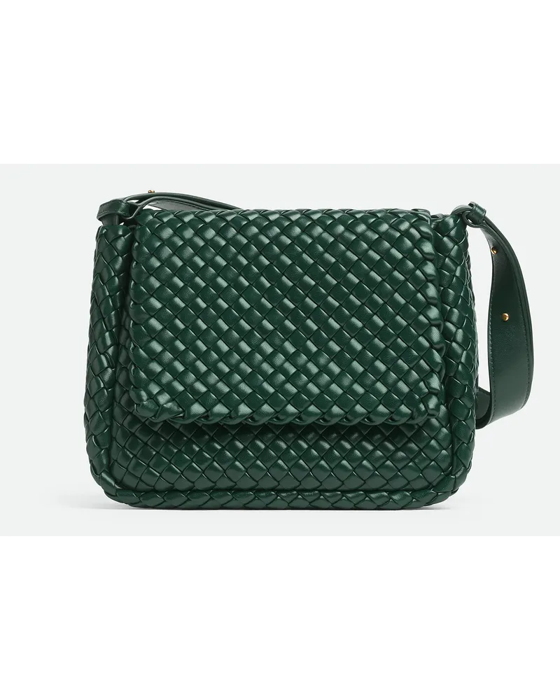 Bottega Veneta Cobble Schltertasche Emerald