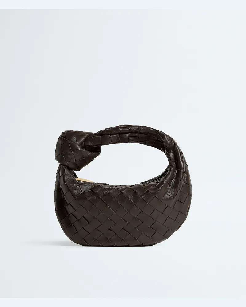 Bottega Veneta Mini Jodie - Braun - Unisex - 100 % Lammleder Braun