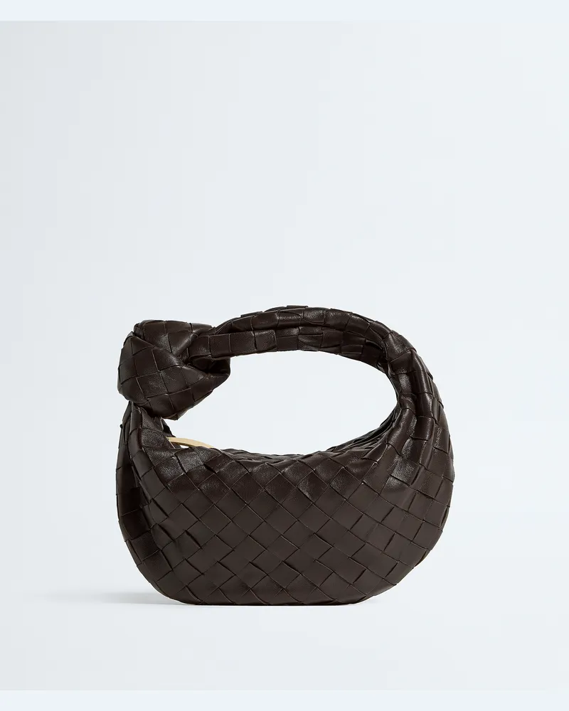 Bottega Veneta Mini Jodie - Braun - Unisex - 100 % Lammleder Braun