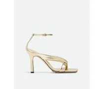 Riva Riemchensandalen - Gold - Damen 100 % Lammleder