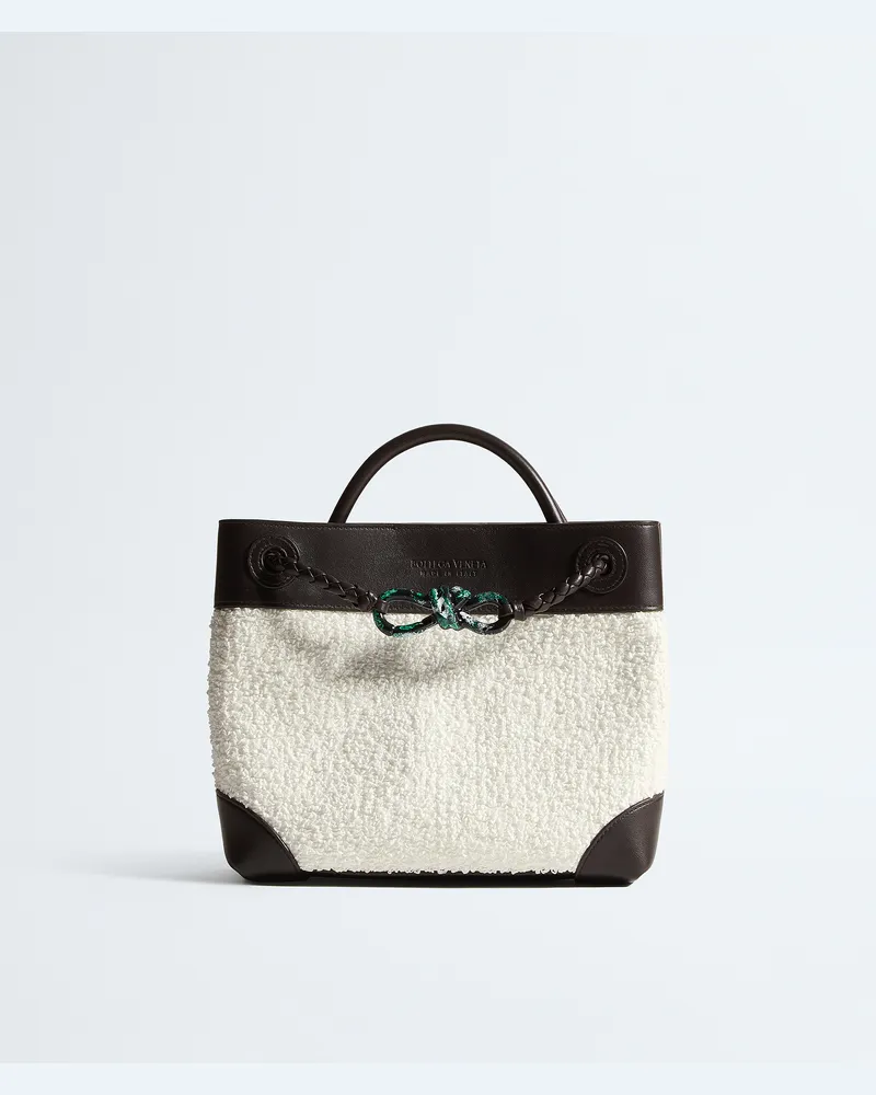 Bottega Veneta Kleine Andiamo - Braun - Damen - 82% Polyamid, 8% Elasthan & 10% Lammleder Braun