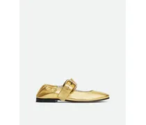 Amy Mary-jane Ballerinas - Gold - Damen 100 % Lammleder
