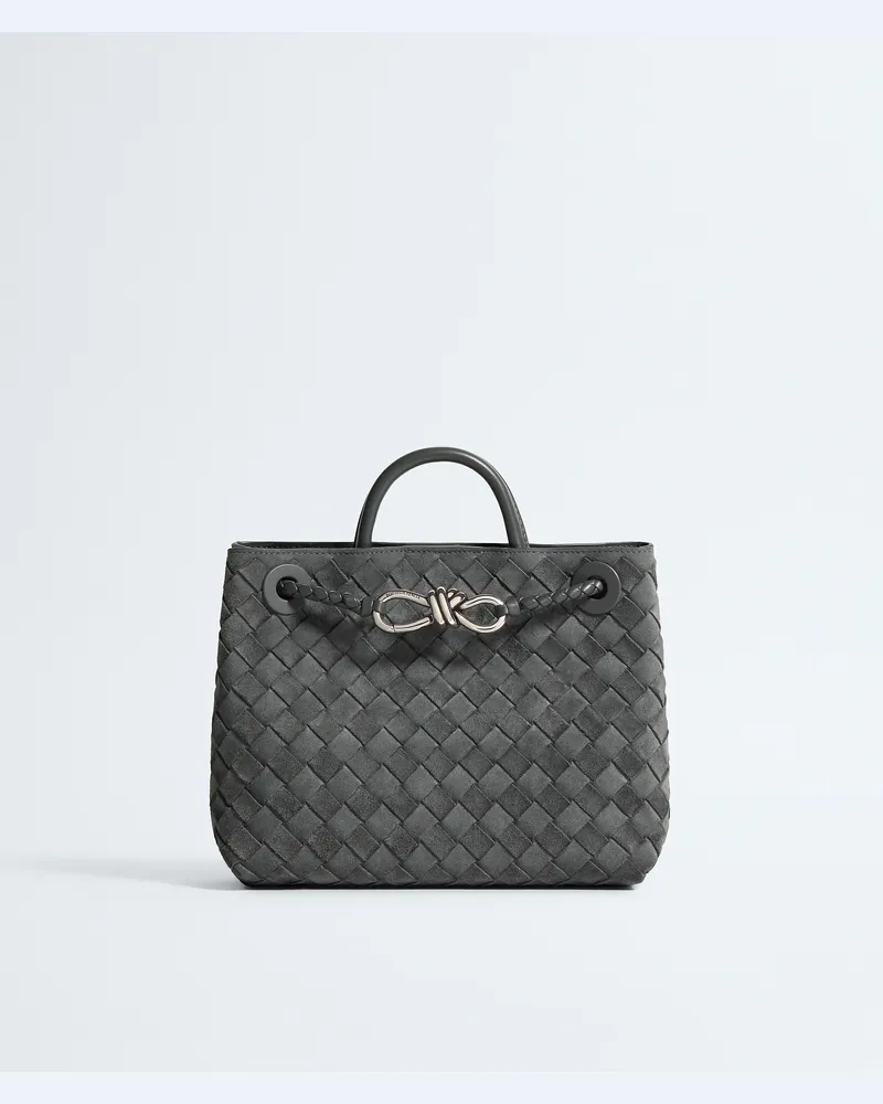 Bottega Veneta Kleine Andiamo-Grau - Damen Grau