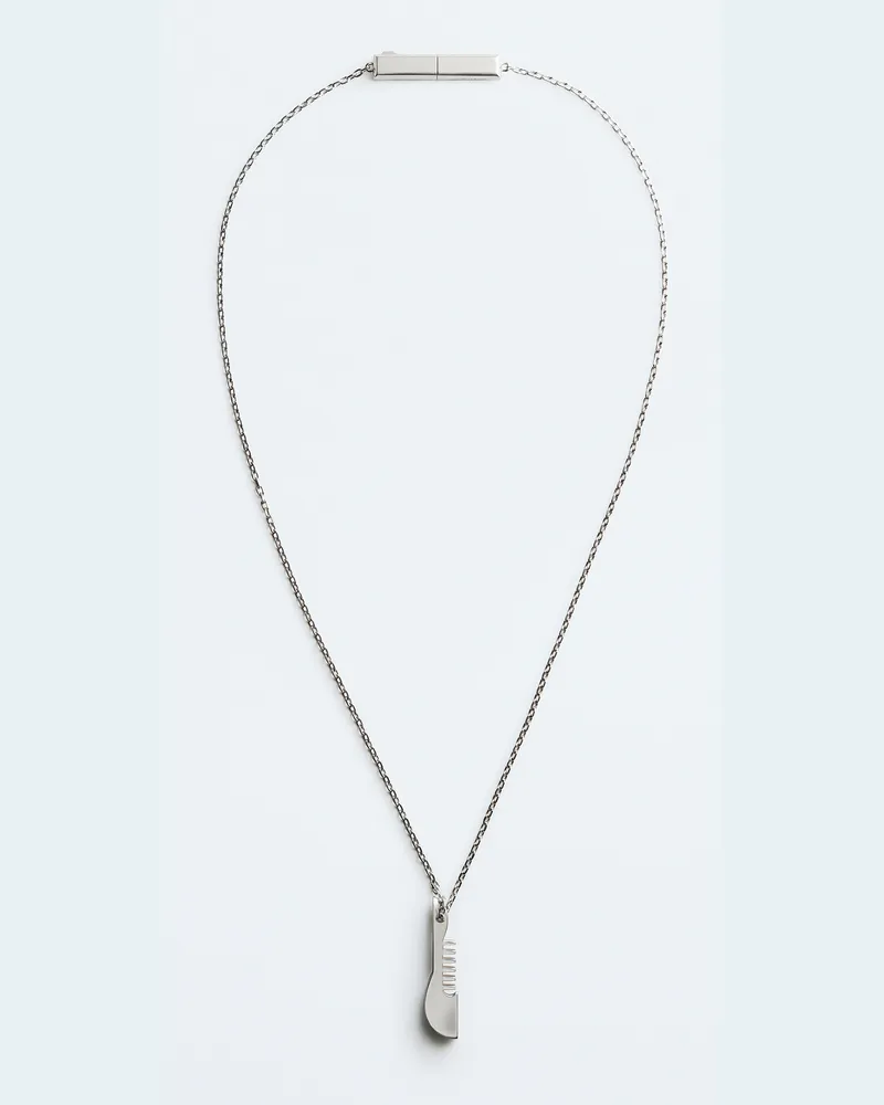 Bottega Veneta Veneta Halskette - Silber - Herren - 100 % Sterlingsilber Silber