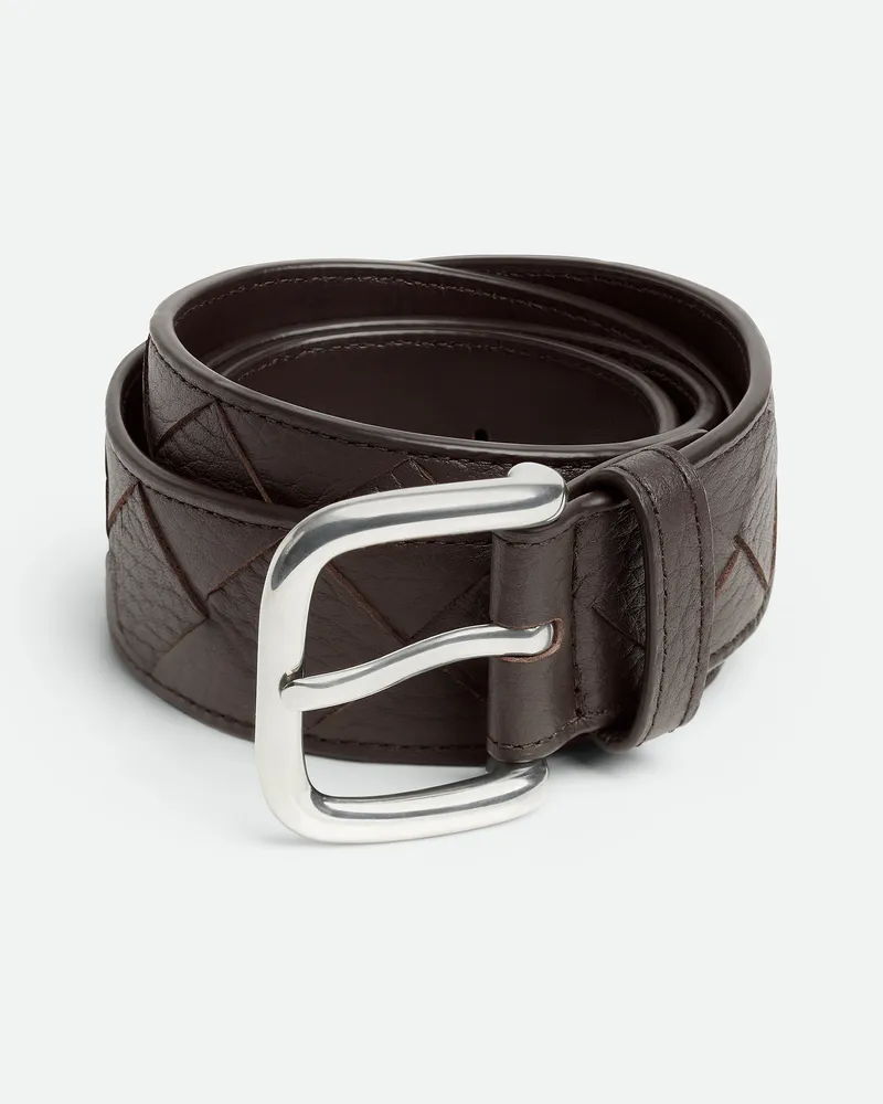 Bottega Veneta Intrecciato Taurillon Gürtel Fondant