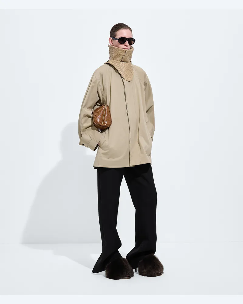 Bottega Veneta Trenchcoat aus Baumwolle-Beige - Damen Beige