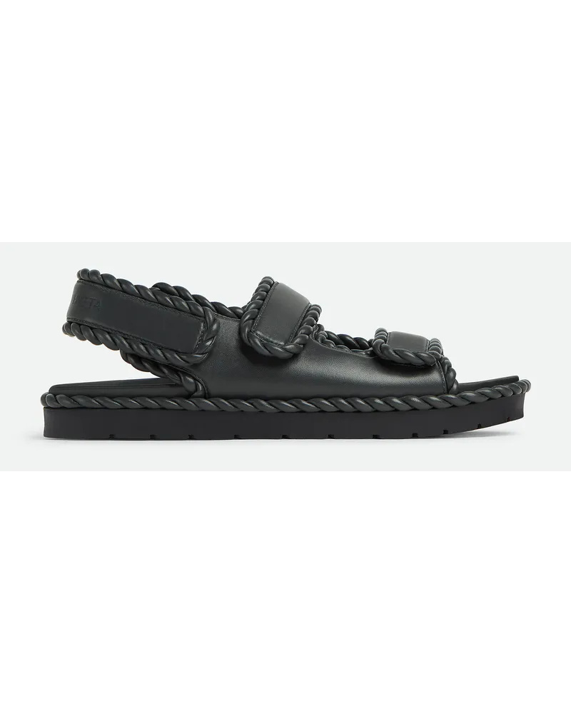 Bottega Veneta Flache Jack Sandalen Ardoise