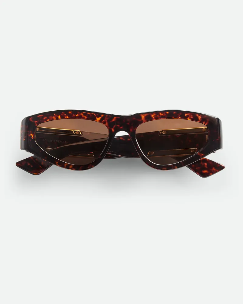 Bottega Veneta Dash Cat-eye Sonnenbrille - Braun - Unisex - 100 % Polyamid Braun